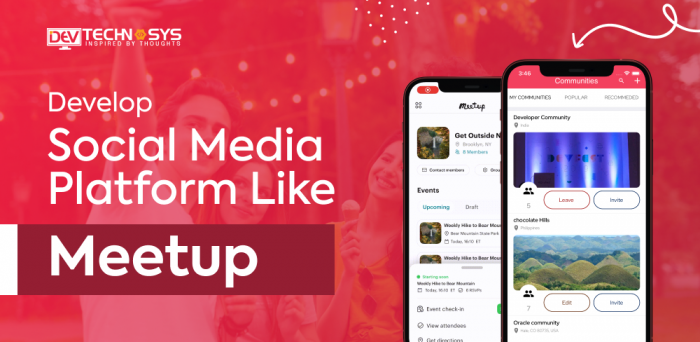 How to Develop A Social Media Platform Like Meetup?