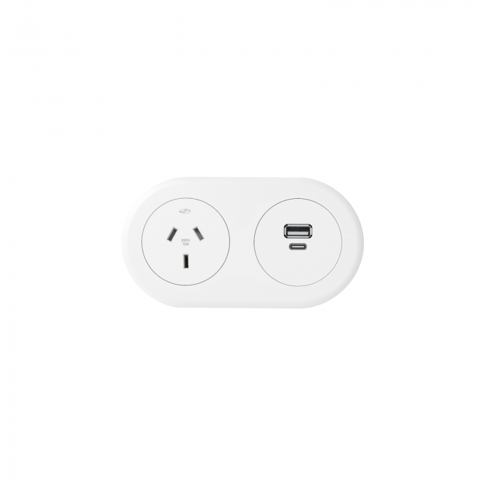 Echo In Desk GPO with USB Fast Charging Module