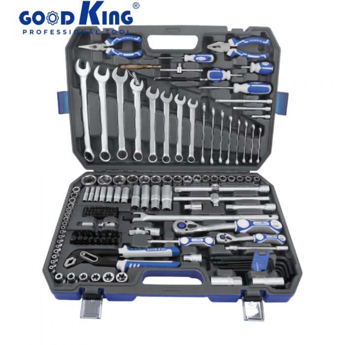 GOODKING-1/2″&1/4″Household Set &Tool Sets 150 Pcs,CR-V Steel-11512