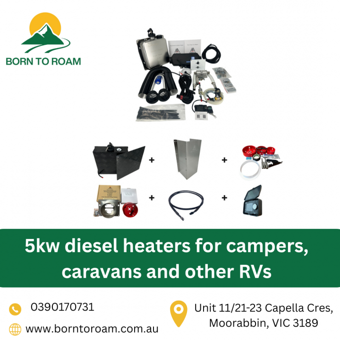 5kw diesel heaters for campers, caravans and other RVs – Born to Roam
