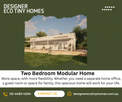 The Two Bedroom Modular Home by Designer Eco Tiny Homes