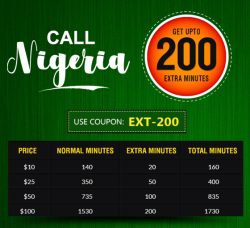 Calling Nigeria, an offer from Amantel