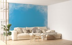 Sky Embrace Abstract Wallpaper Mural