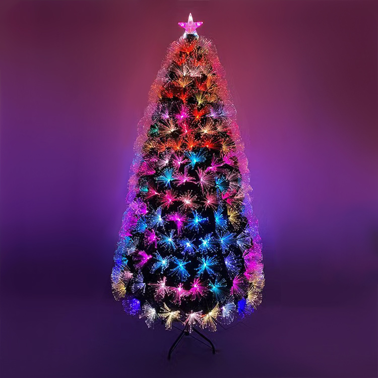 Lighted Trees Illuminating Modern Holidays