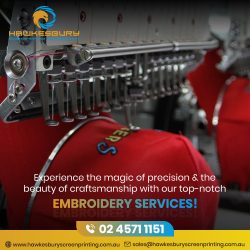 Custom Embroidery Services – Hawkesbury Screen Printing & Embroidery