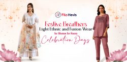 Festive Breathers: Light Ethnic and Fusion Wear for Women for Heavy Celebration Days
