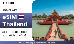 Pocket friendly Thailand eSIM plans from Airhub