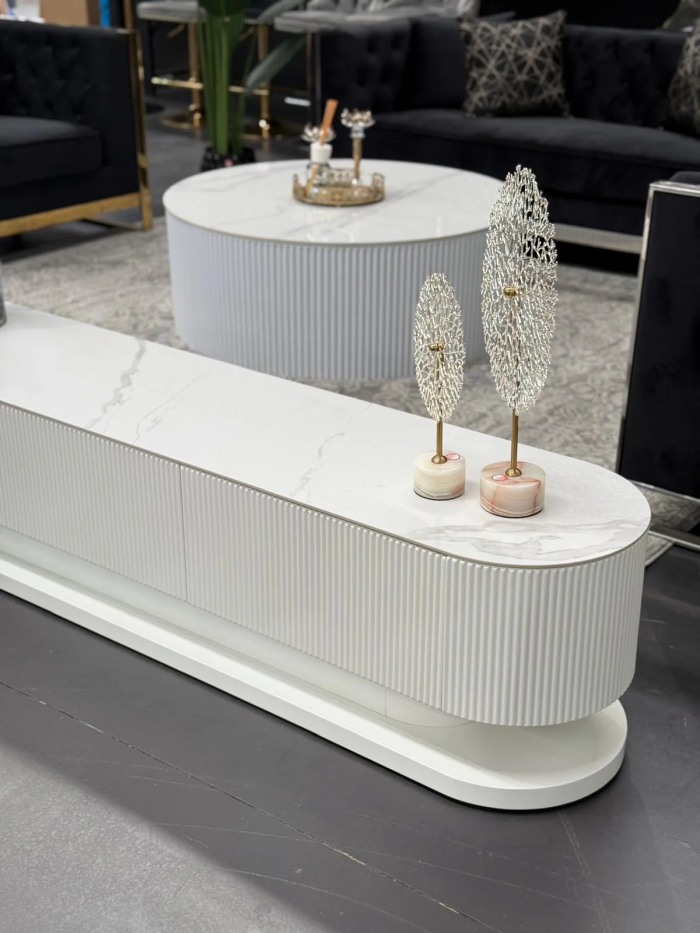 Luxury Coffee Table And TV Unit Set – Elegant Collections Furniture Australia