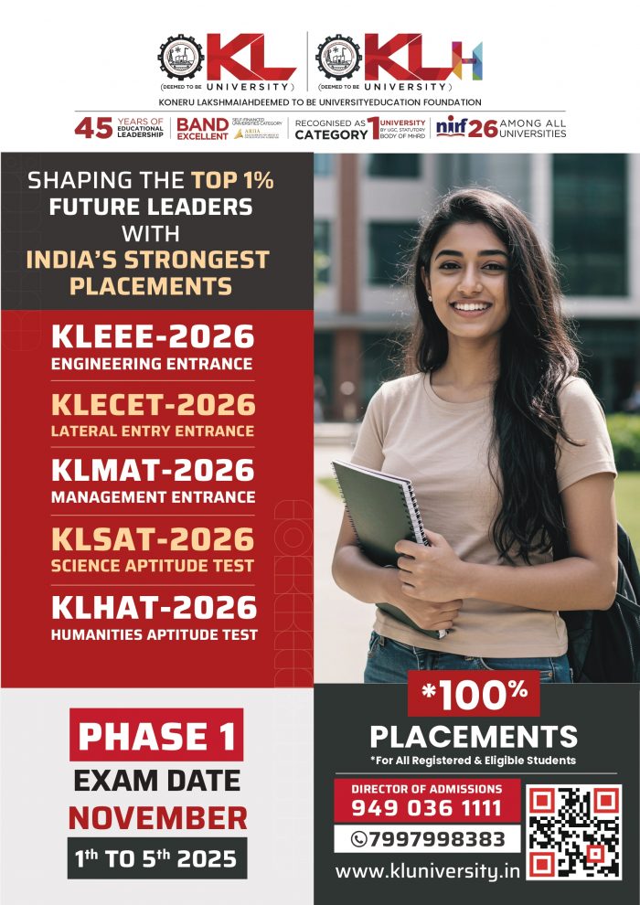 Best University In South India – KL University