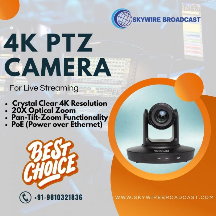 Buy the Best 4k PTZ Camera for live Streaming Near me