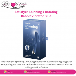 Satisfyer Spinning 1 Rotating Rabbit Vibrator Blue – PassionZone Adult Store