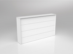 OL Axis Straight Reception Counter Facade