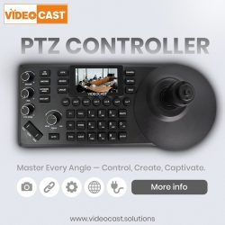 Upgrade your broadcasting setup with PTZ Camera controller