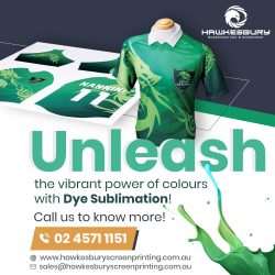 Professional Dye Sublimation Services in Sydney – Hawkesbury Screen Printing & Embroidery