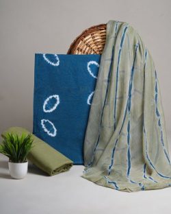 Shop Traditional Hand Block Print Cotton Set with Dupatta Online