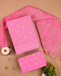 Shop Traditional Hand Block Print Cotton Sets with Kota Dupatta Online