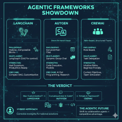 Agentic Frameworks Showdown: LangChain vs. AutoGen vs. CrewAI — Choosing Your AI Team’s OS