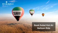 Book Dubai Hot Air Balloon Ride