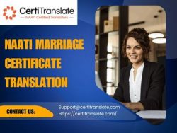 Certified Experts For NAATI Marriage Certificate Translation