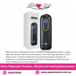 Doris Telescopic Suction, Vibration & Heating Masturbator – PassionZone Adult Store