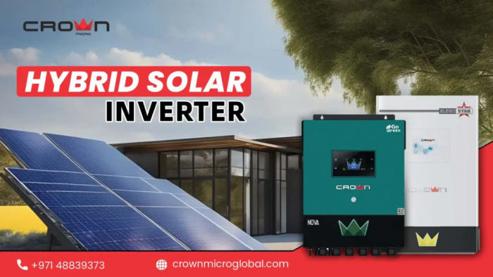 Hybrid solar inverter with Crown Micro Global