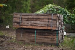 Transform Your Outdoor Space with Raised Garden Beds and Red Gum Sleepers