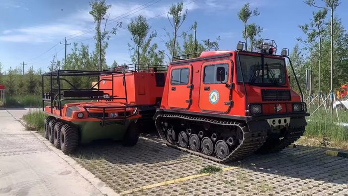 Tracked ATV: Unstoppable in Disaster Relief