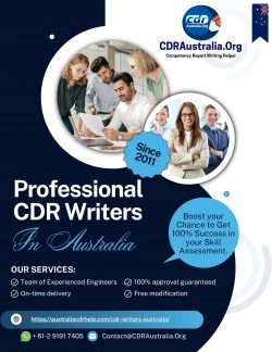 Professional CDR Writers in Australia