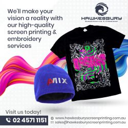 Professional Screenprinting & Embroidery Services – Hawkesbury Screen Printing & E ...