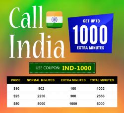 Call India Coupon Code from Amantel