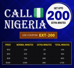 Call Nigeria Coupon Code from Amantel