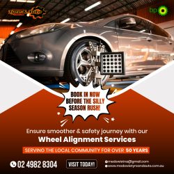 Book your Wheel Alignment Service at Medowie Tyre & Auto Centre