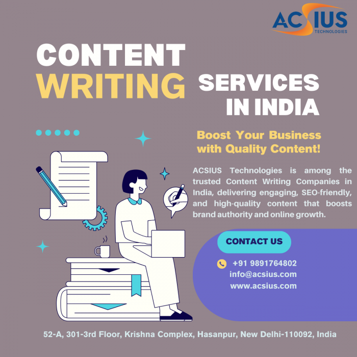 Content Writing Companies in India