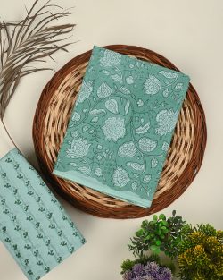 Buy Premium Cotton Suits with Sanganeri Prints Dupatta