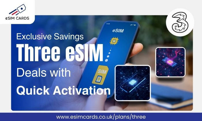 Exclusive Savings: Three eSIM Deals with Quick Activation