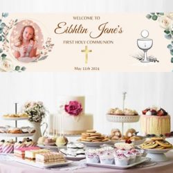 Party Sweet Nella: Elevating Celebrations with Edible Cake Toppers and Holy Communion Banners