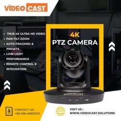 High Performance 4K PTZ Camera for Studio & Event Use