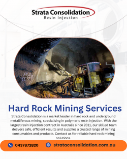 Specialist Hard Rock Mining Services for Safe & Reliable Ground Support – Strata Conso ...