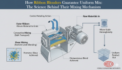 How Ribbon Blenders Guarantee a Uniform Mix: The Science Behind Their Mixing Mechanism