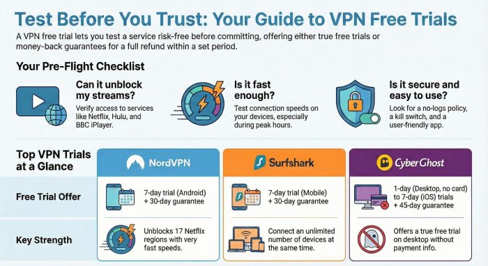 The Best VPN Free Trial: Compare the Top VPN Services