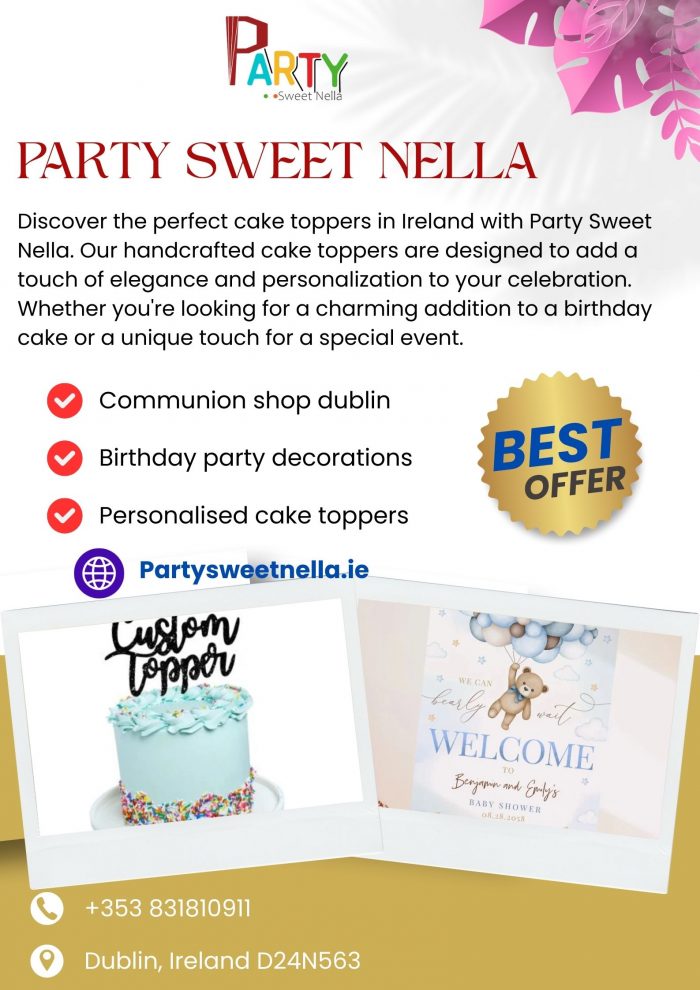 Tasty and Personalised Edible Cupcake Toppers