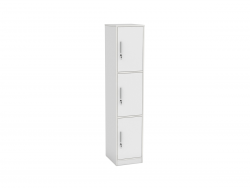 OL Single Locker with 3 Lockable doors