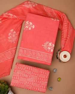 Shop Trendy Bagru Print Suit Set Collection with Dupatta Online