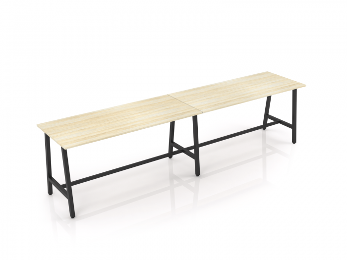 OL Trestle Bar Leaner Table – Oak Top