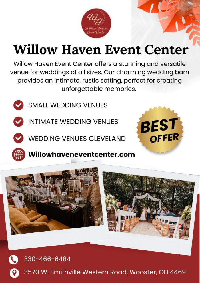 The Willows Center – Elegant Rustic Venue for Events | Willow Haven Event Center