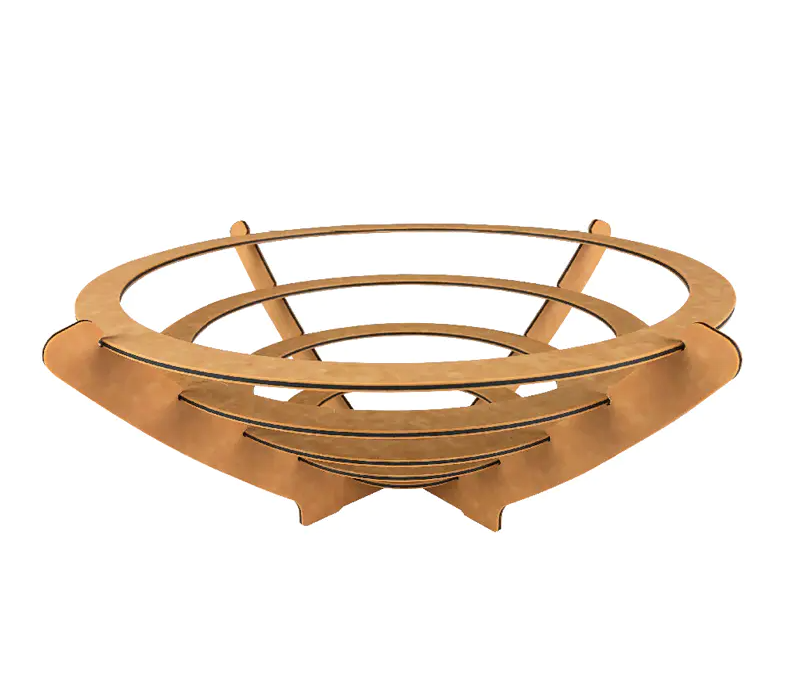 Daily Function and Style of Wooden Fiber Fruit/ Bread Basket