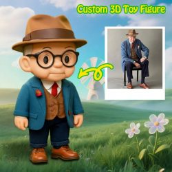 Custom 3D Action Figure Father