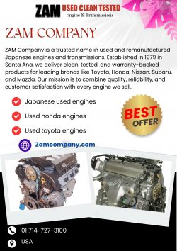 Tested Used Mazda Engines for Maximum Performance – Zam Company
