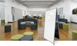 VC Alpha AD1 Double Sided Mobile Porcelain Whiteboard