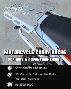Premium Motorcycle Carry Racks for Dirt & Adventure Bikes